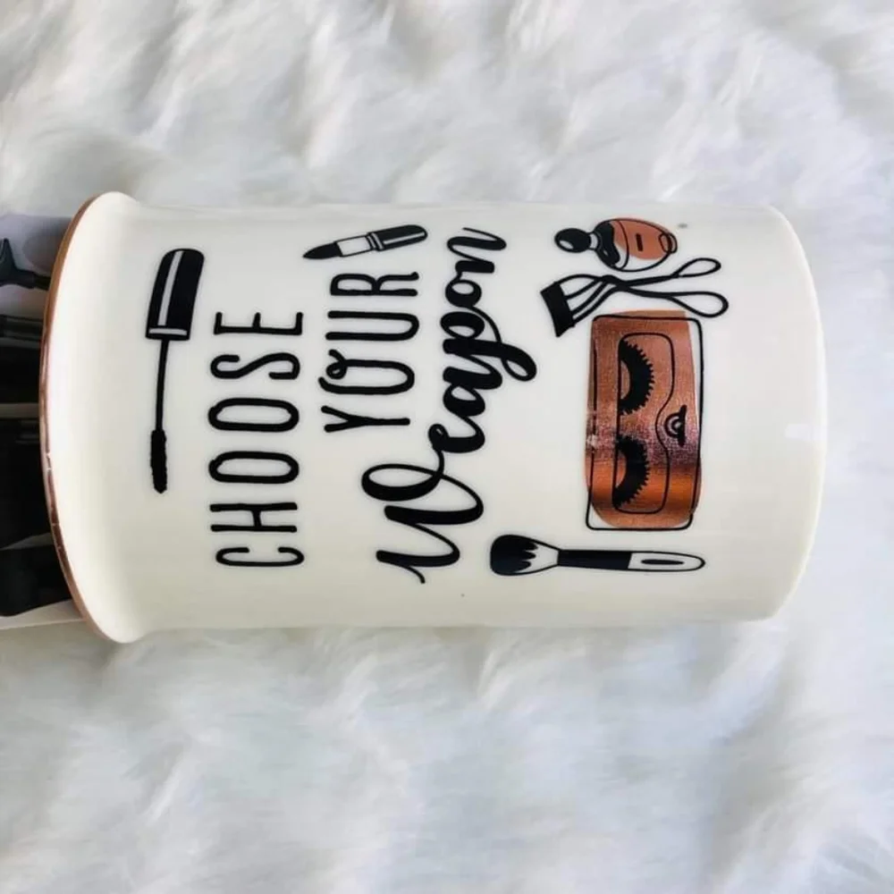 Choose Your Weapon Makeup Brush Holder